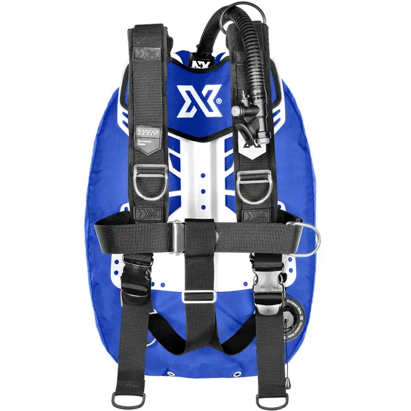 XDEEP ZEN Deluxe Set   Wing Farbe blau, Backplate Aluminium L Top-Preis